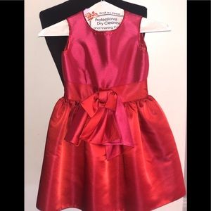 Silk Dress with beautiful bow accent